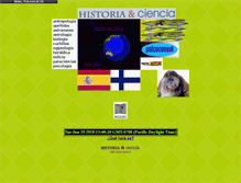 Tablet Screenshot of historiayciencia.com